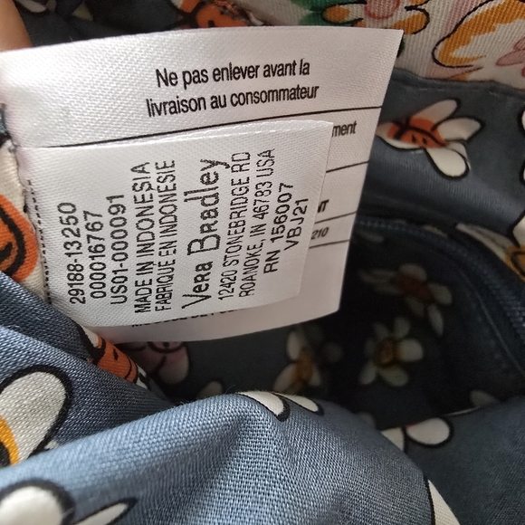 Vera Bradley Prairie Paisley Small Mini Pink Floral Backpack - Picture 12 of 14